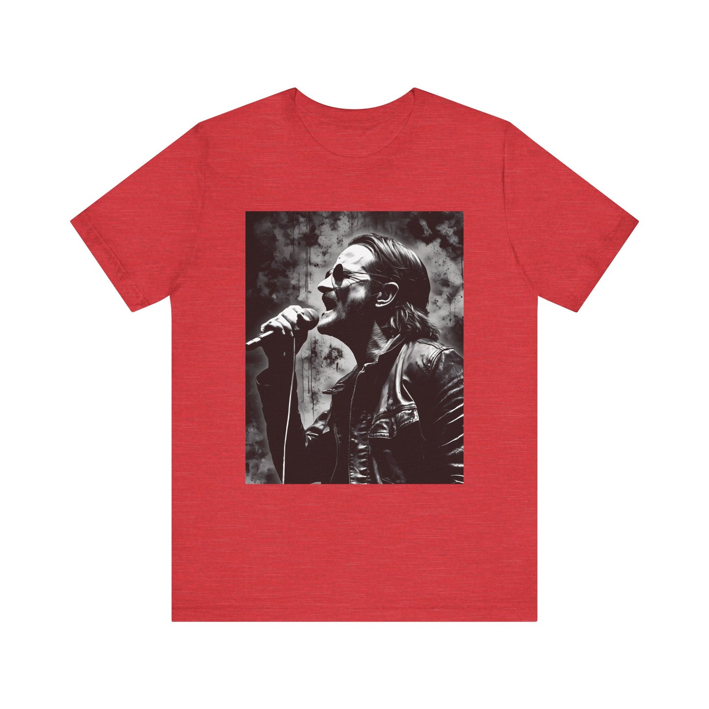 Unisex Rock T-Shirt Bono Design Tee