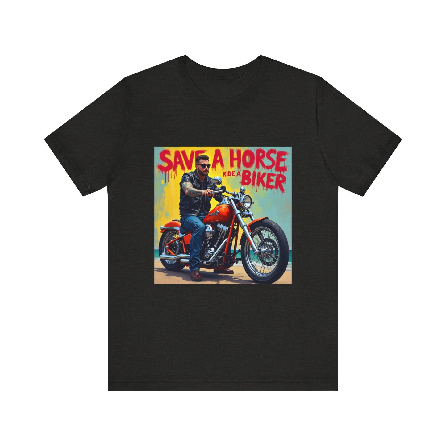 Save a Horse Ride a Biker Tee 2