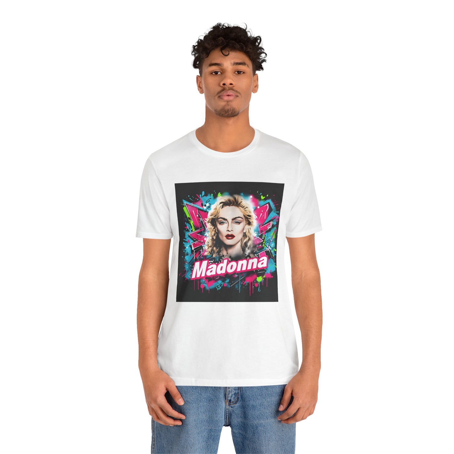 Madonna Music Graffiti Unisex Tee 1