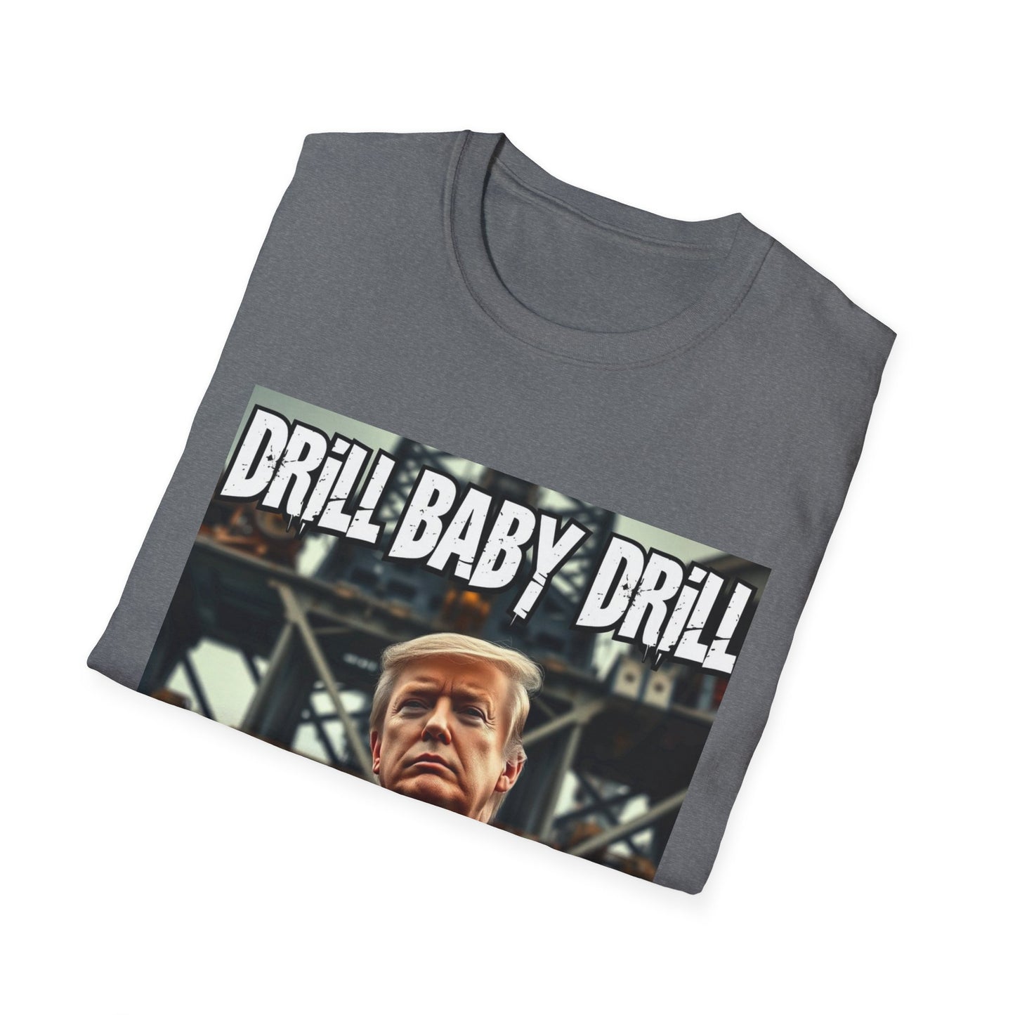 President Trump Drill Baby Drill Abstract T-Shirt