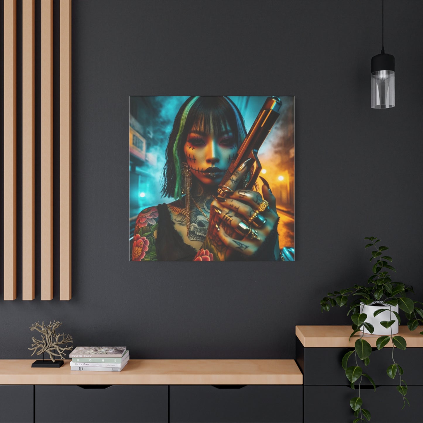 Canvas Print - "Fearless, fierce, and fabulous. Art