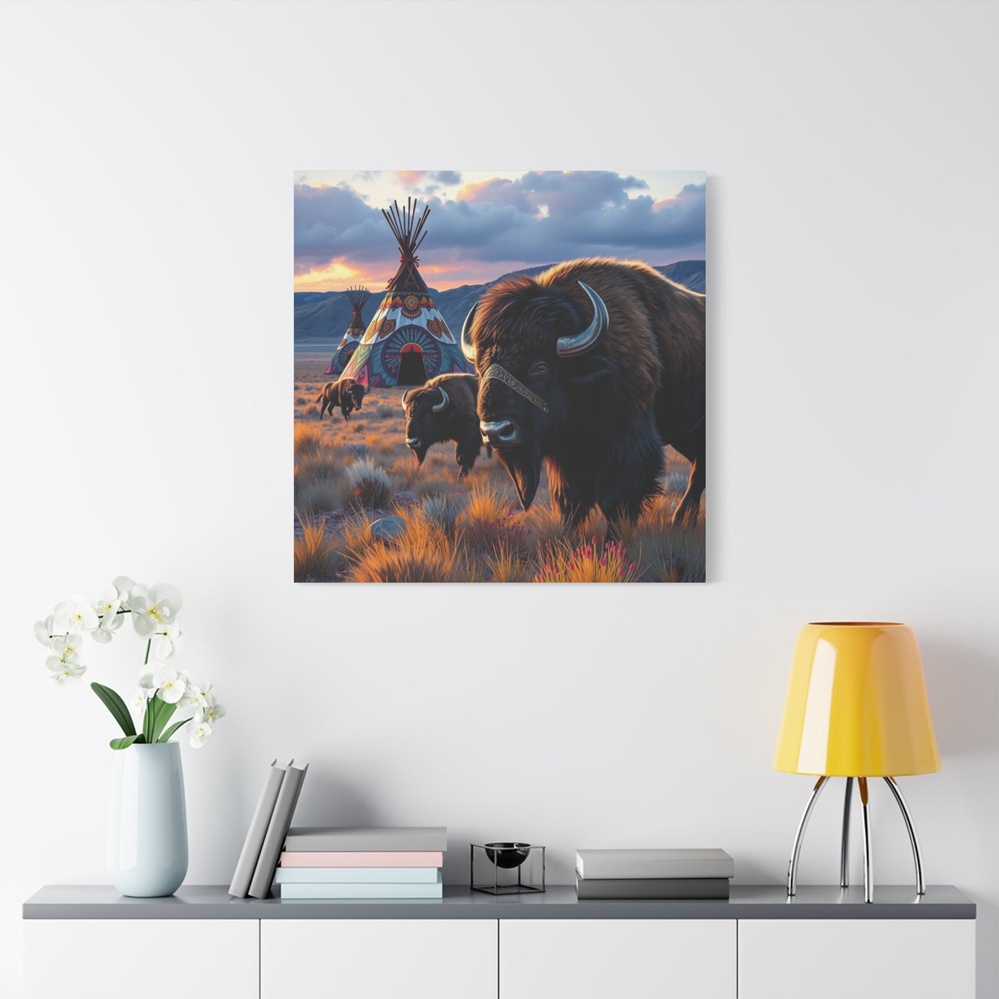 Canvas Print -Majestic Buffalo Wall Art