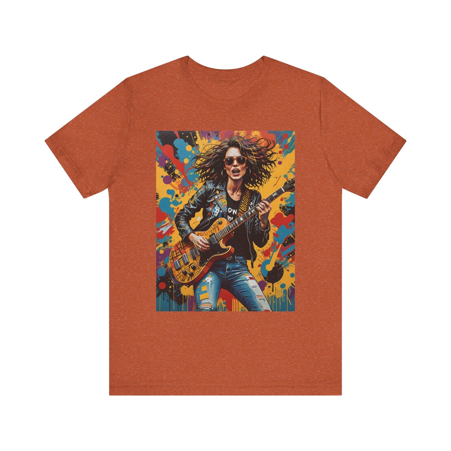 Female Rocker Abstract T-Shirt 2