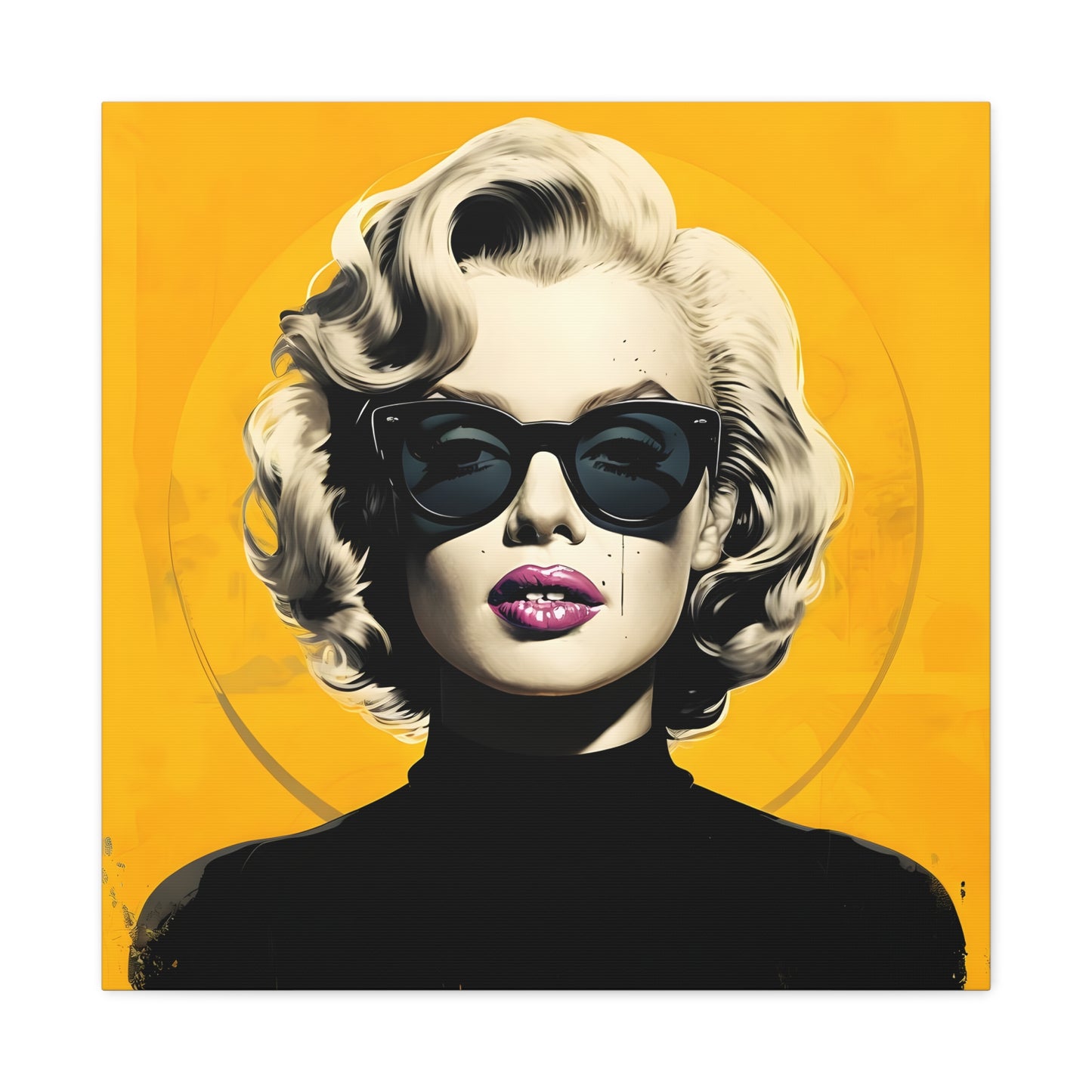 Canvas Print -Marilyn Monroe w Sunglasses Abstract Art