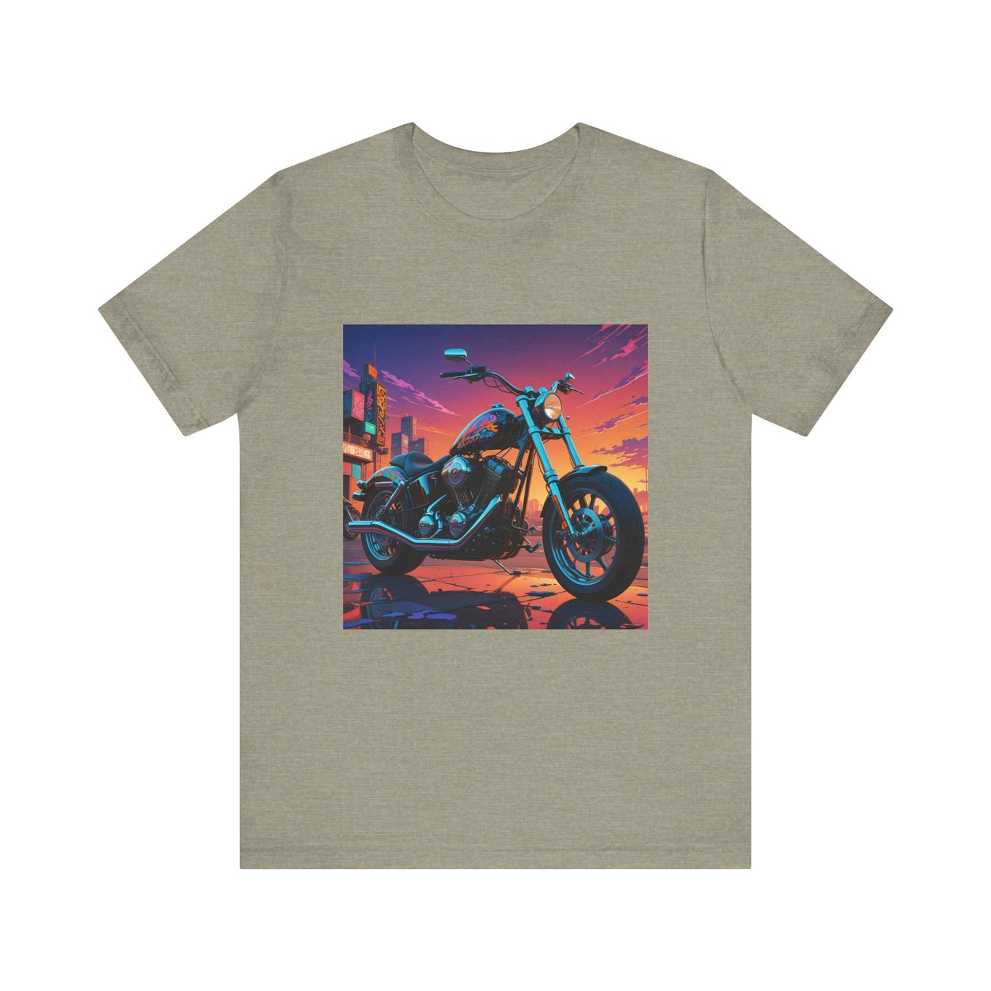 Chopper Abstract Background Tee