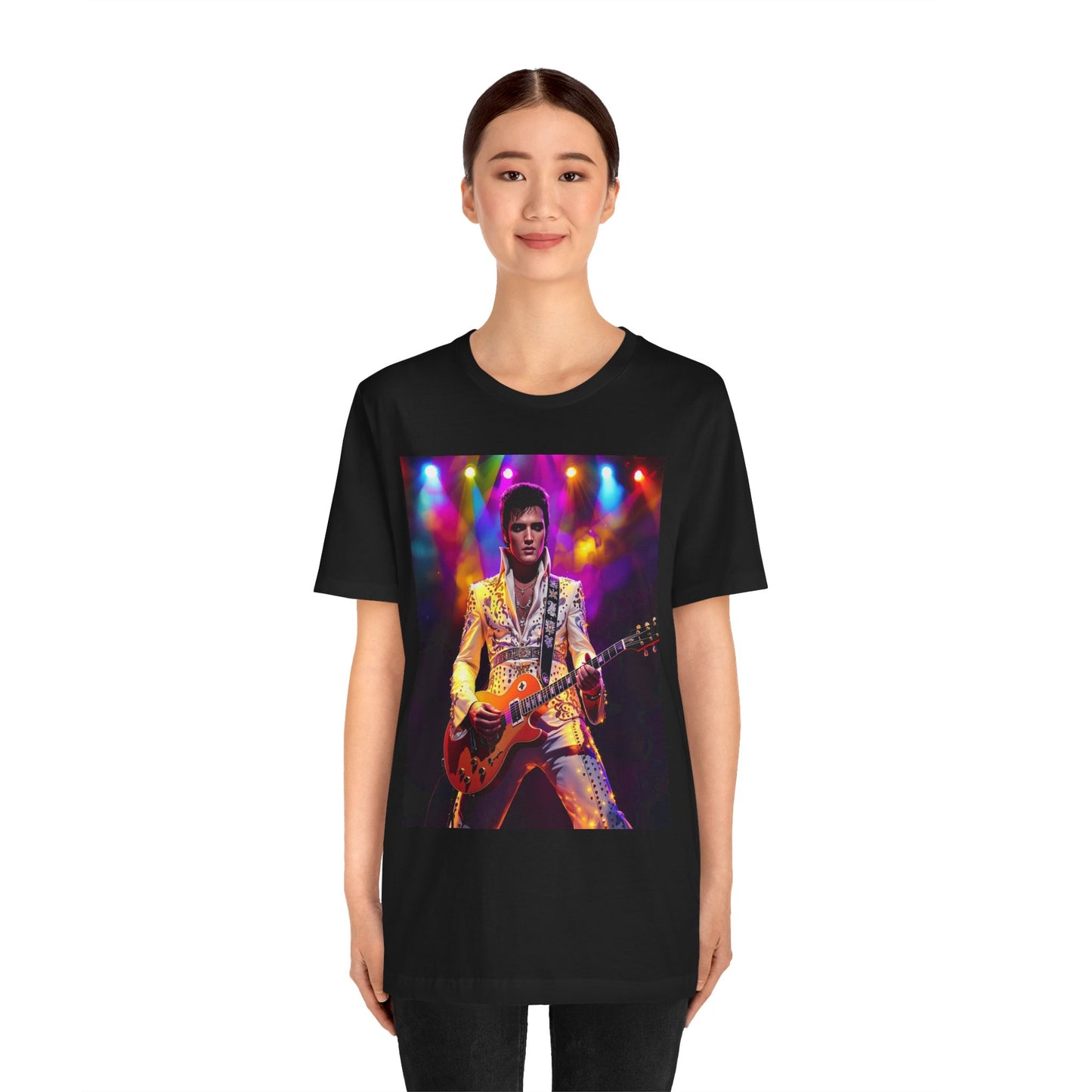 Elvis Jumpsuit Abstract T-Shirt