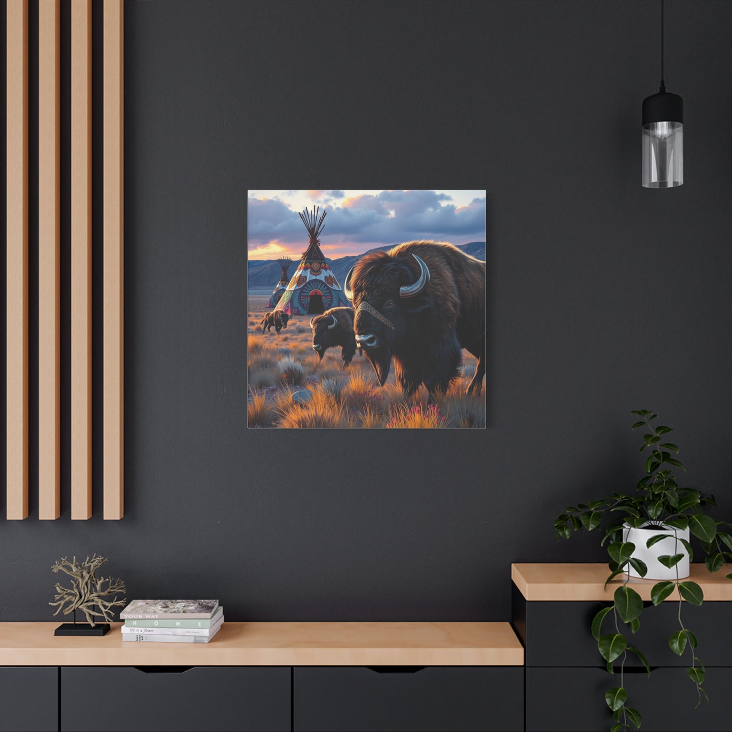 Canvas Print -Majestic Buffalo Wall Art