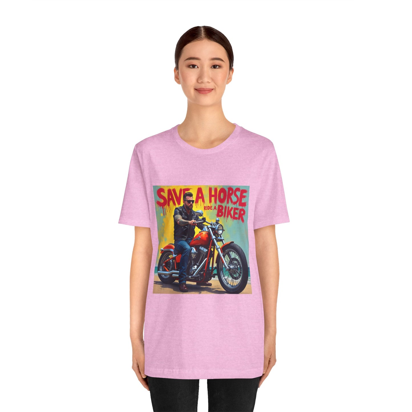 Save a Horse Ride a Biker Tee 2