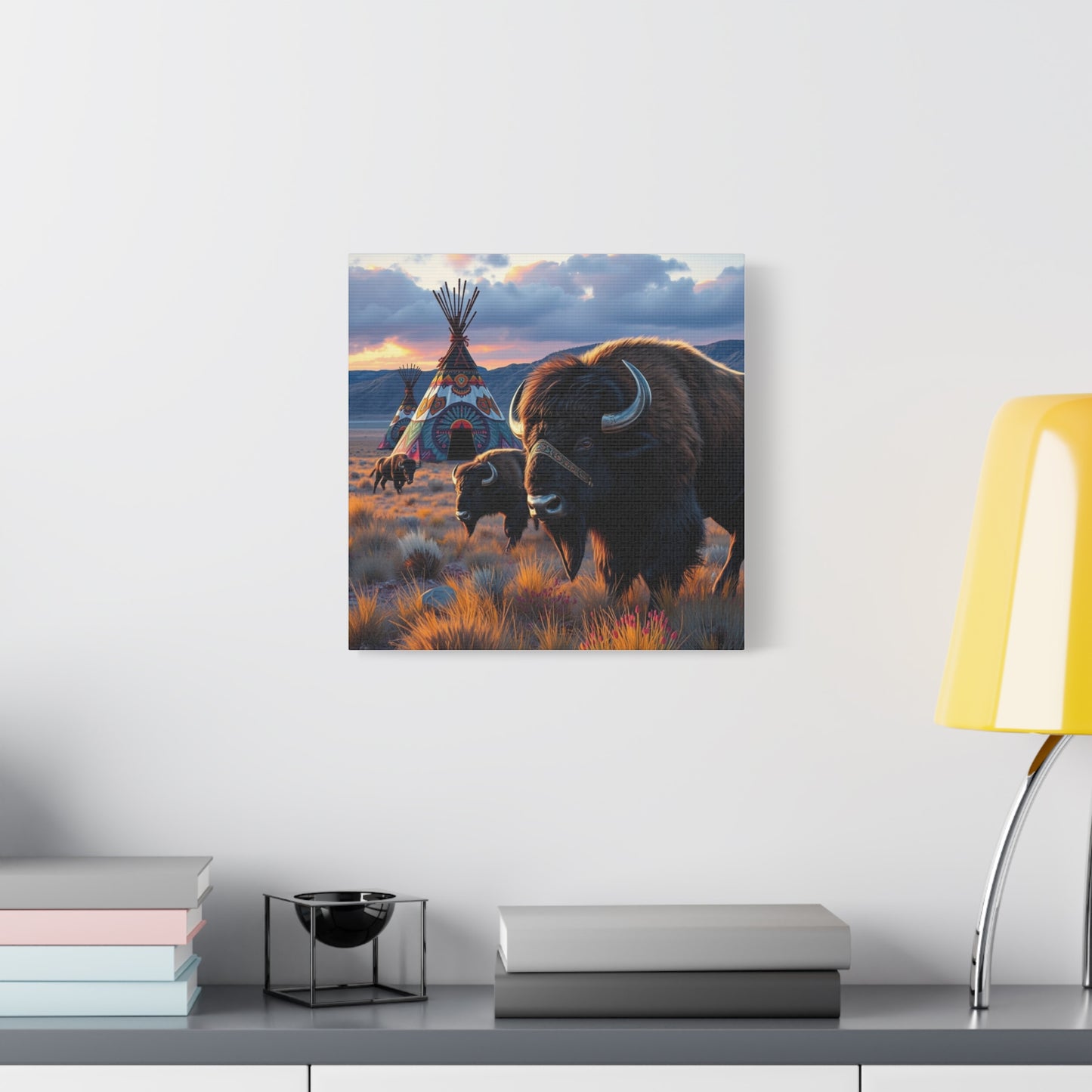 Canvas Print -Majestic Buffalo Wall Art