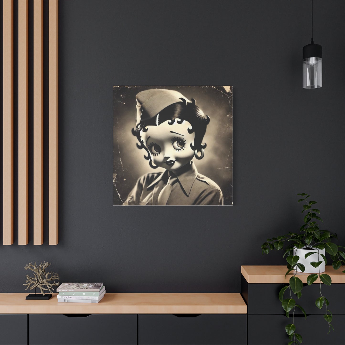 Betty Boop WW2 Antique Art