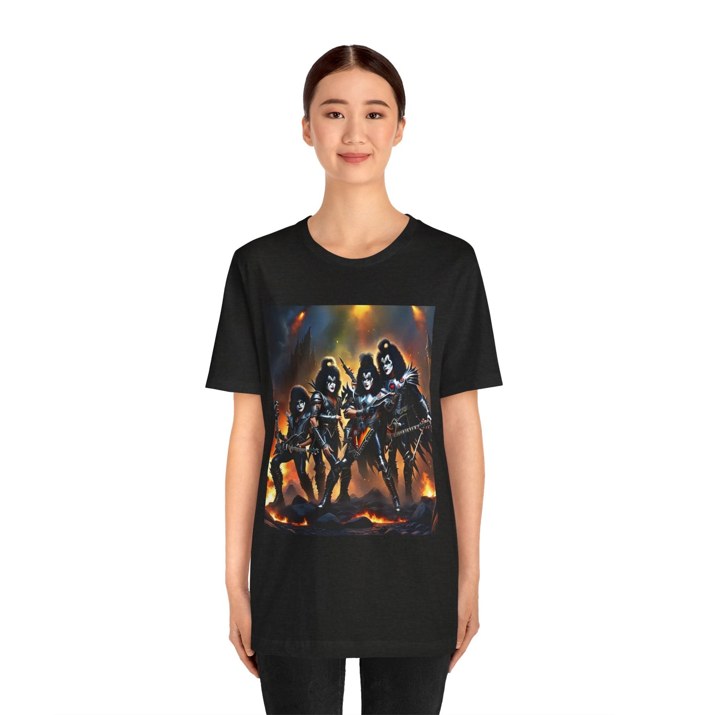 Kiss Band Abstract T-Shirt