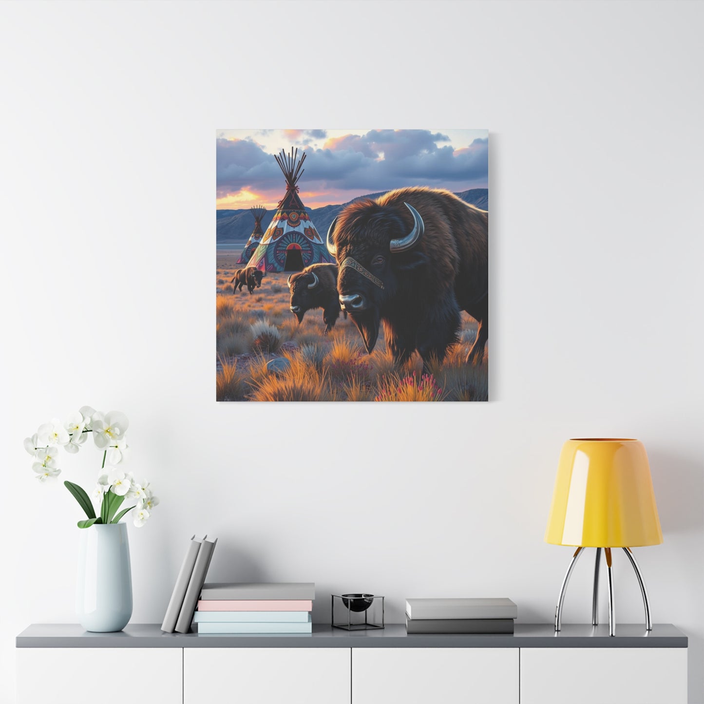 Canvas Print -Majestic Buffalo Wall Art