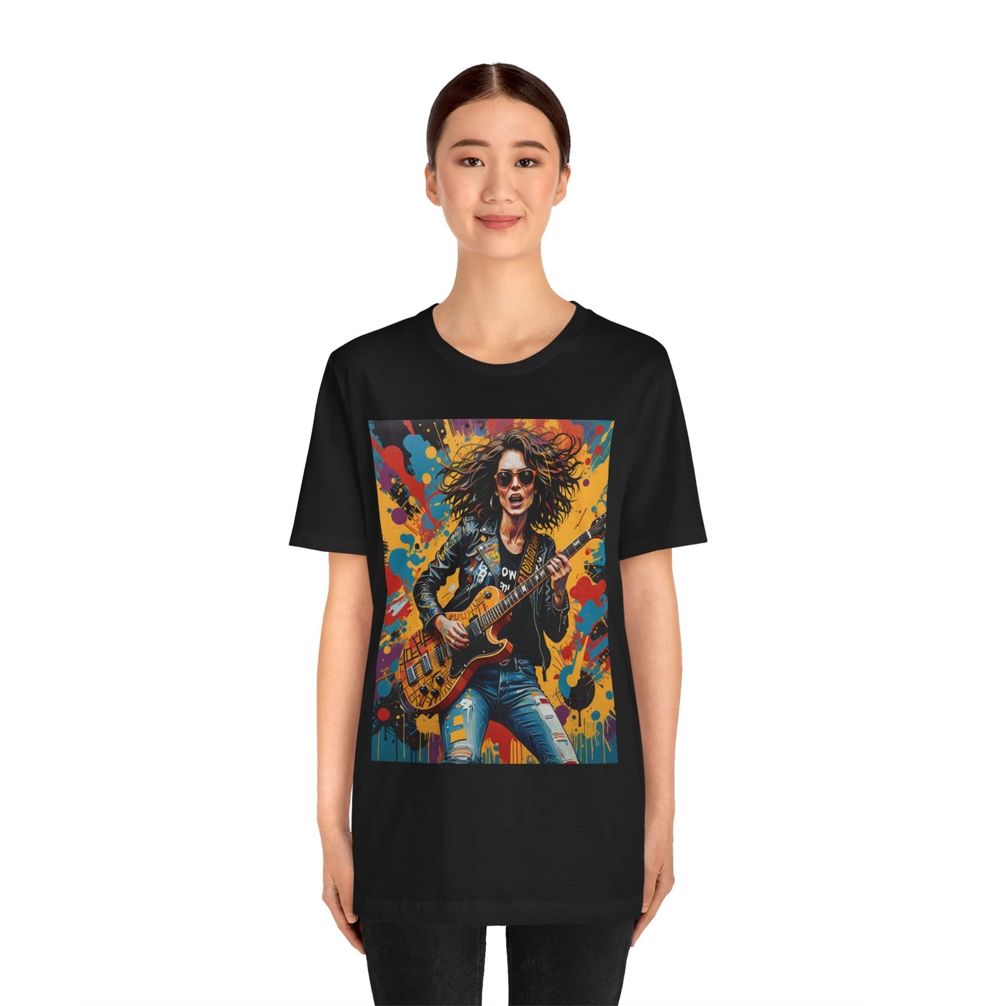 Female Rocker Abstract T-Shirt 2