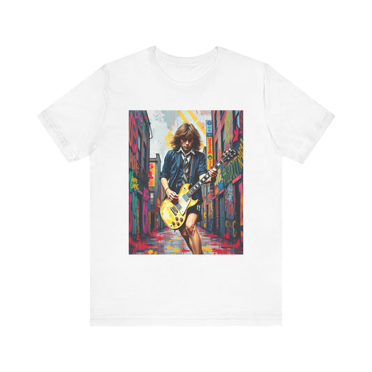 Angus Young AC/DC Abstract T-Shirt