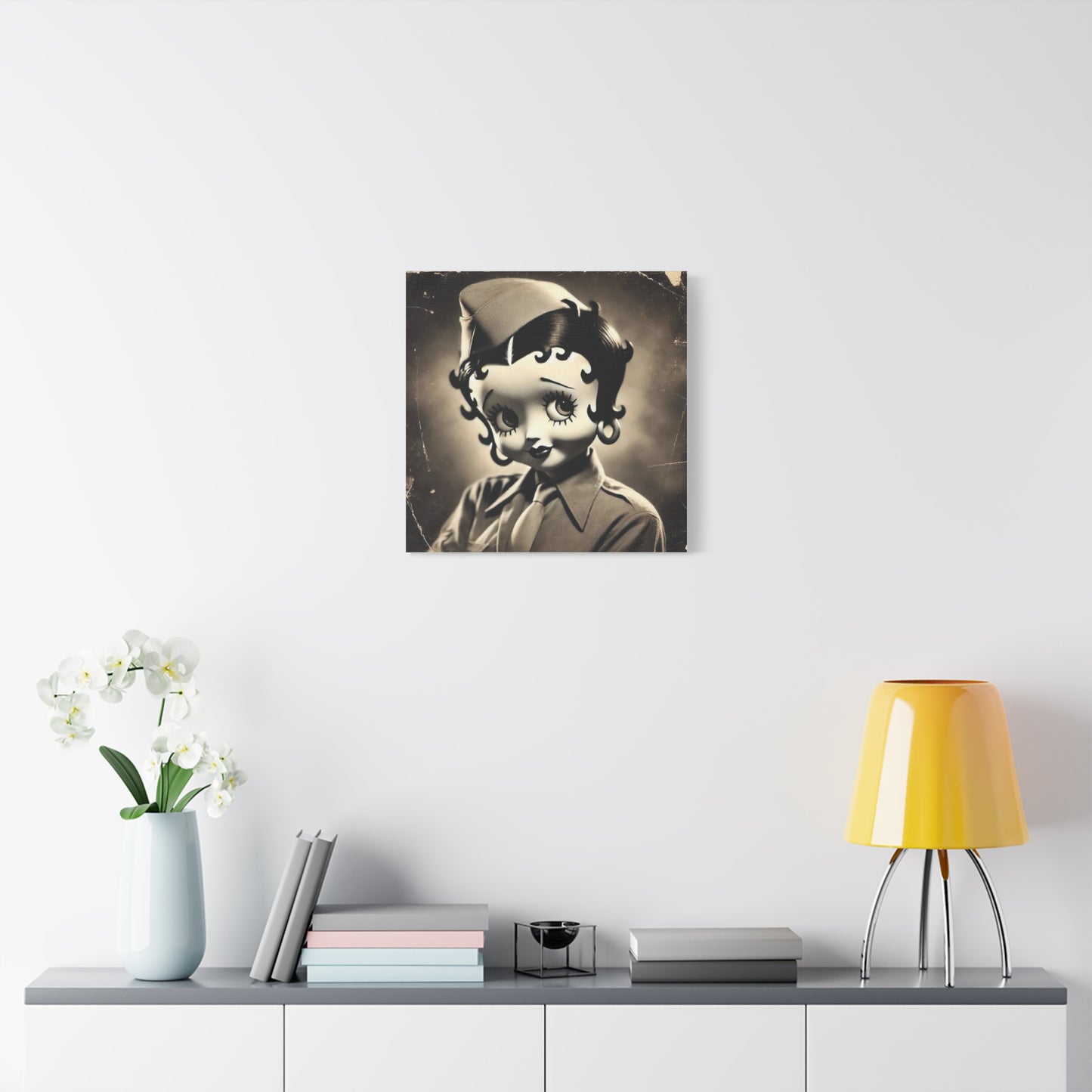 Betty Boop WW2 Antique Art