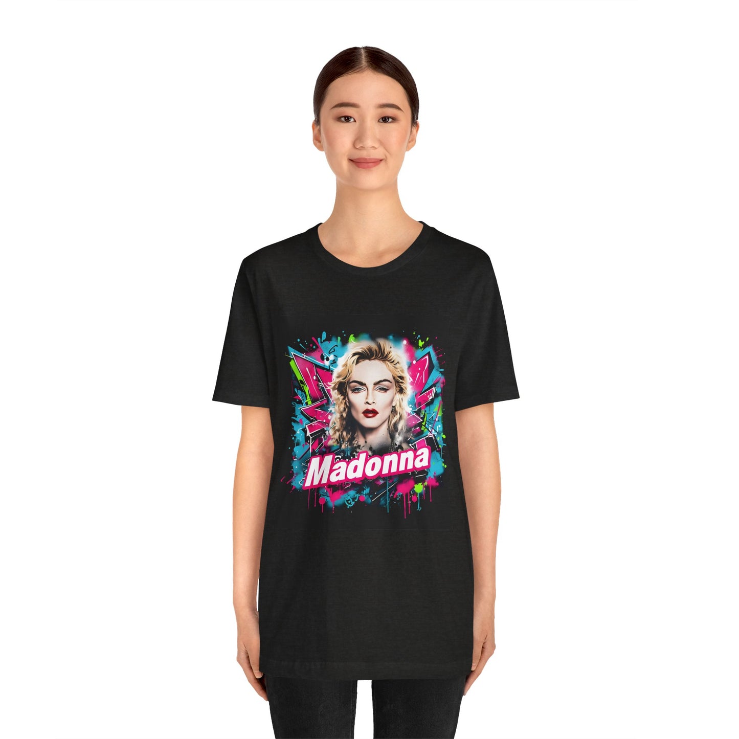 Madonna Music Graffiti Unisex Tee 1