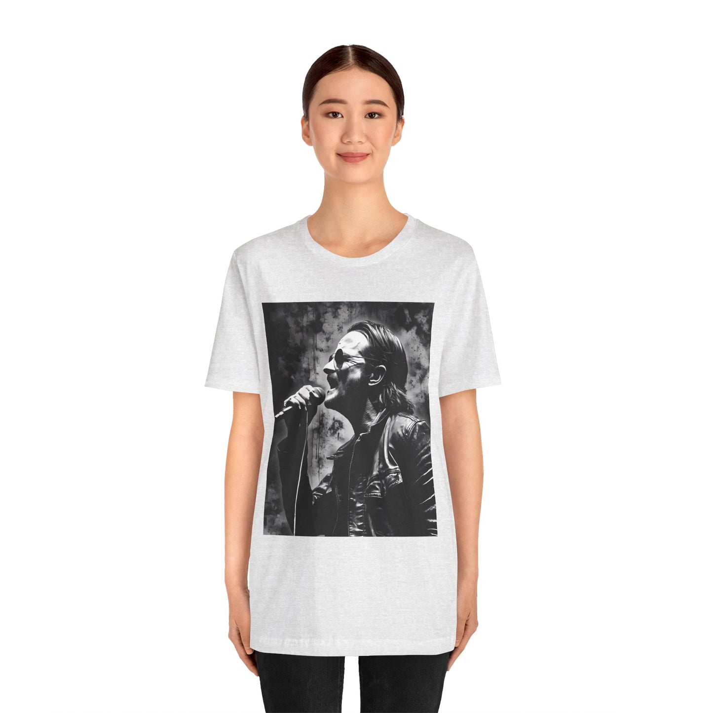 Unisex Rock T-Shirt Bono Design Tee