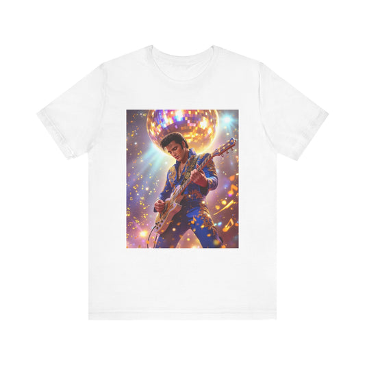 Elvis Blue Jumpsuit Abstract T-Shirt