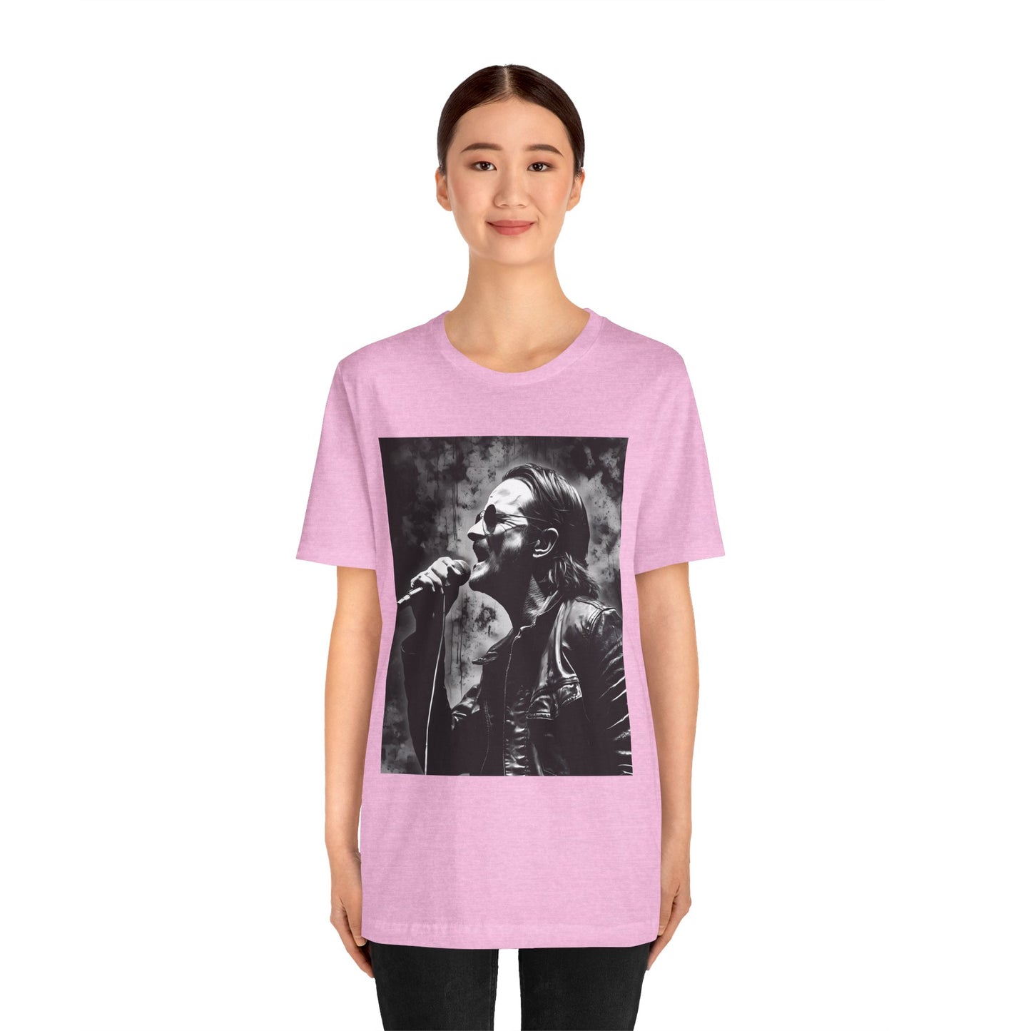 Unisex Rock T-Shirt Bono Design Tee