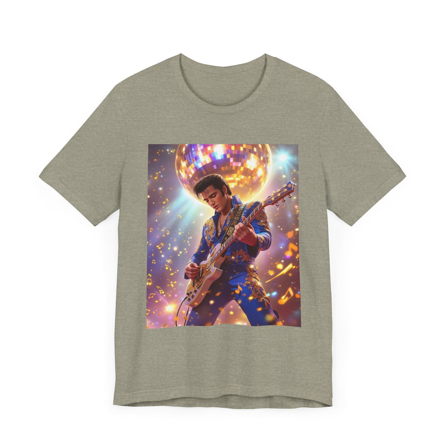 Elvis Blue Jumpsuit Abstract T-Shirt