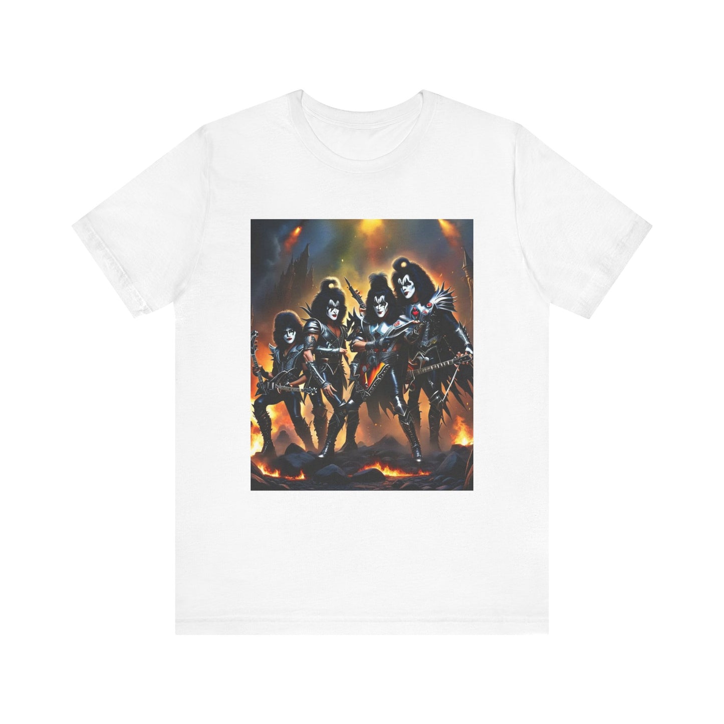 Kiss Band Abstract T-Shirt