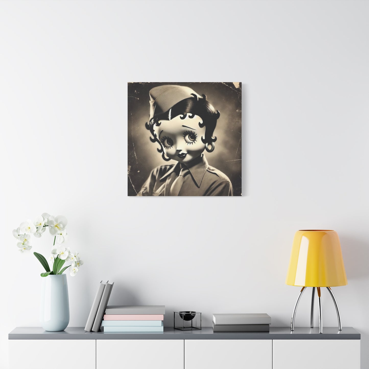 Betty Boop WW2 Antique Art