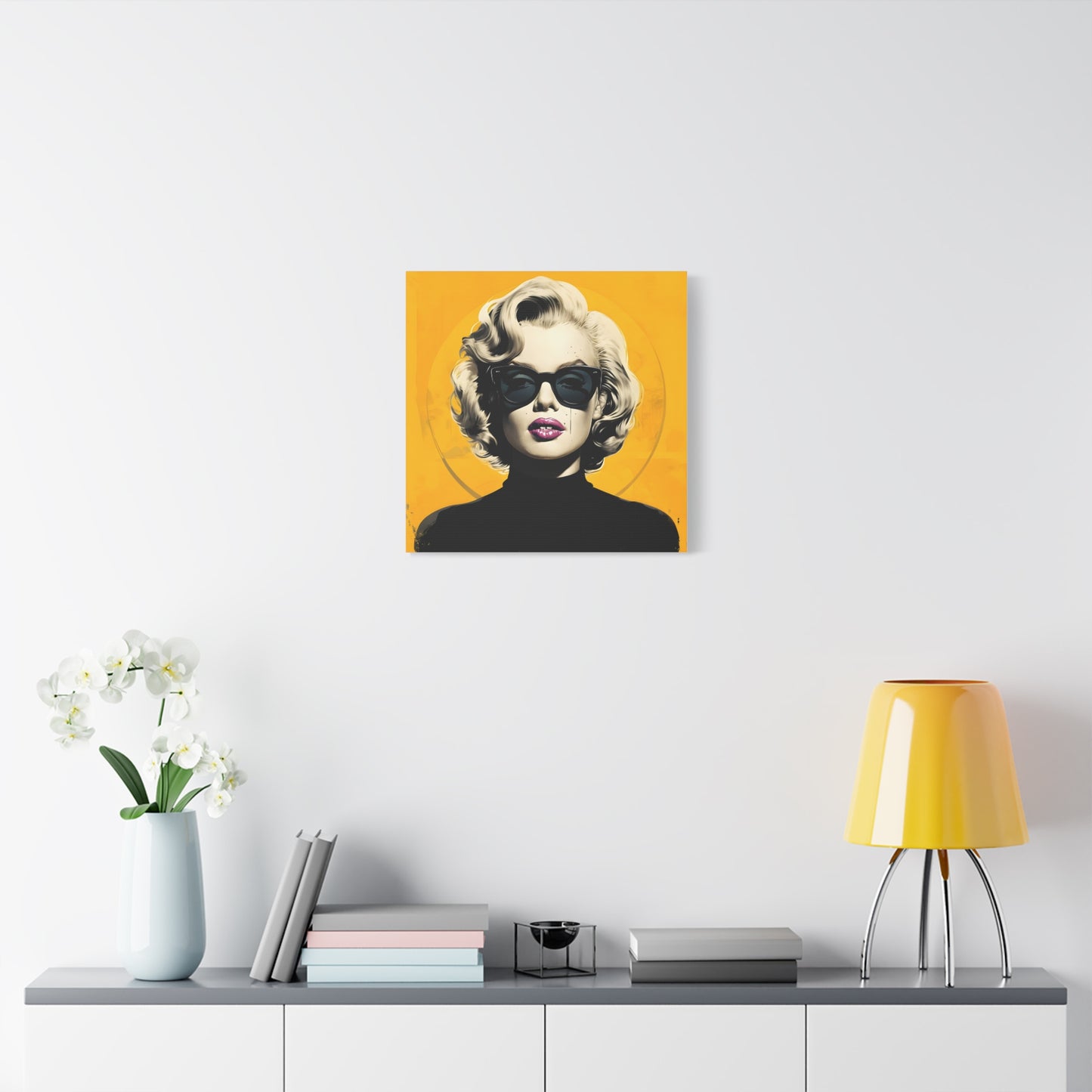 Canvas Print -Marilyn Monroe w Sunglasses Abstract Art