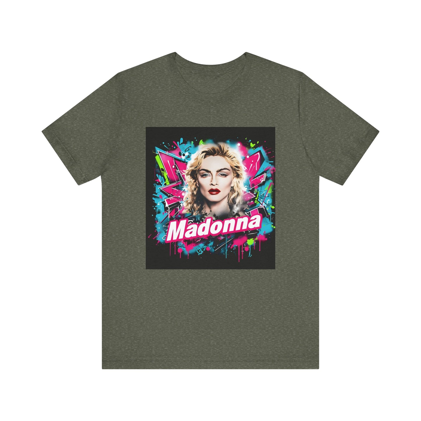 Madonna Music Graffiti Unisex Tee 1