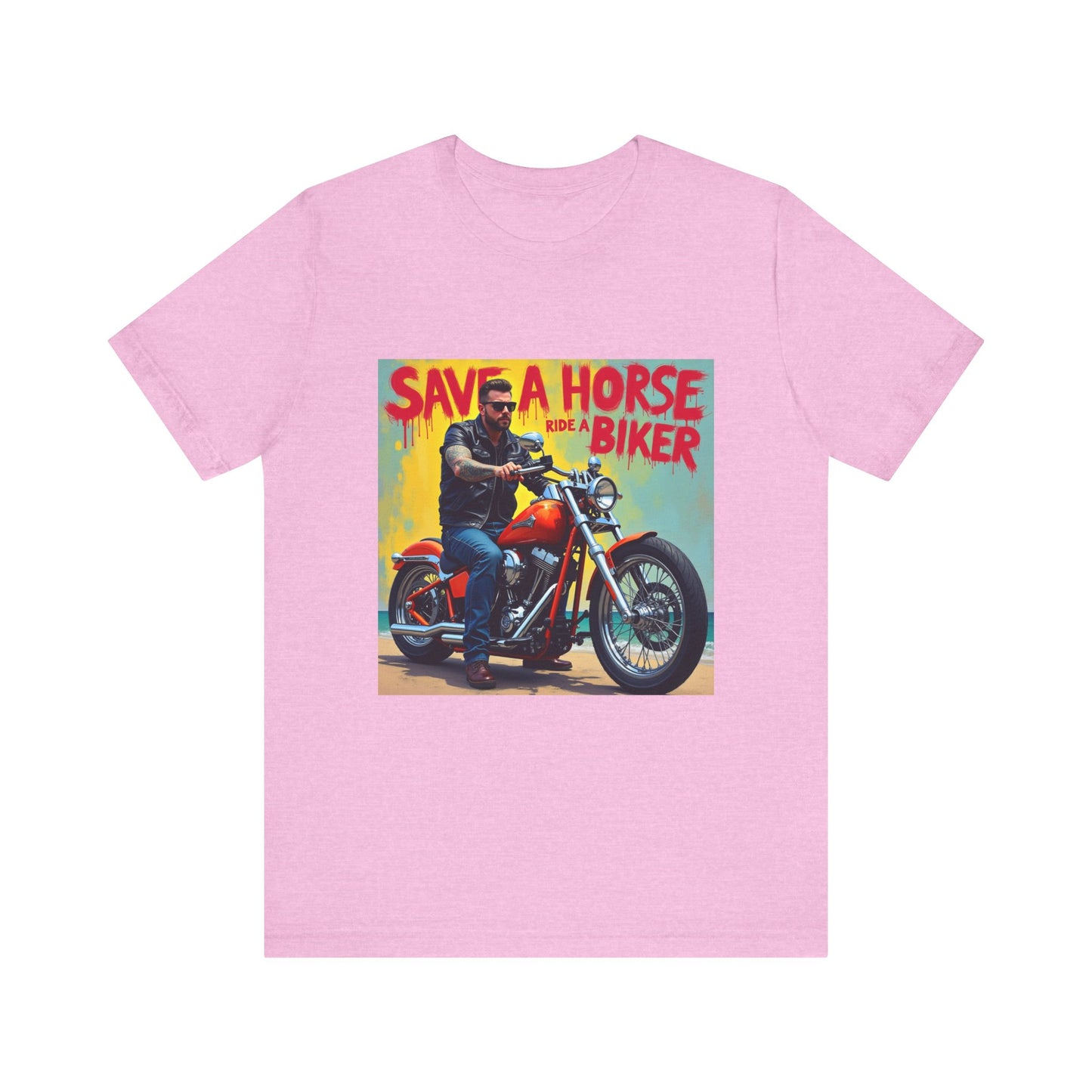 Save a Horse Ride a Biker Tee 2