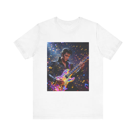 Elvis Black Jumpsuit Abstract T-Shirt 6