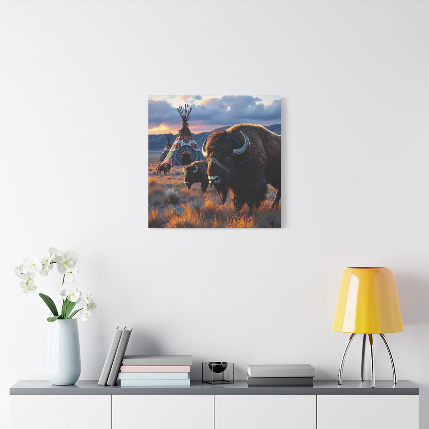 Canvas Print -Majestic Buffalo Wall Art