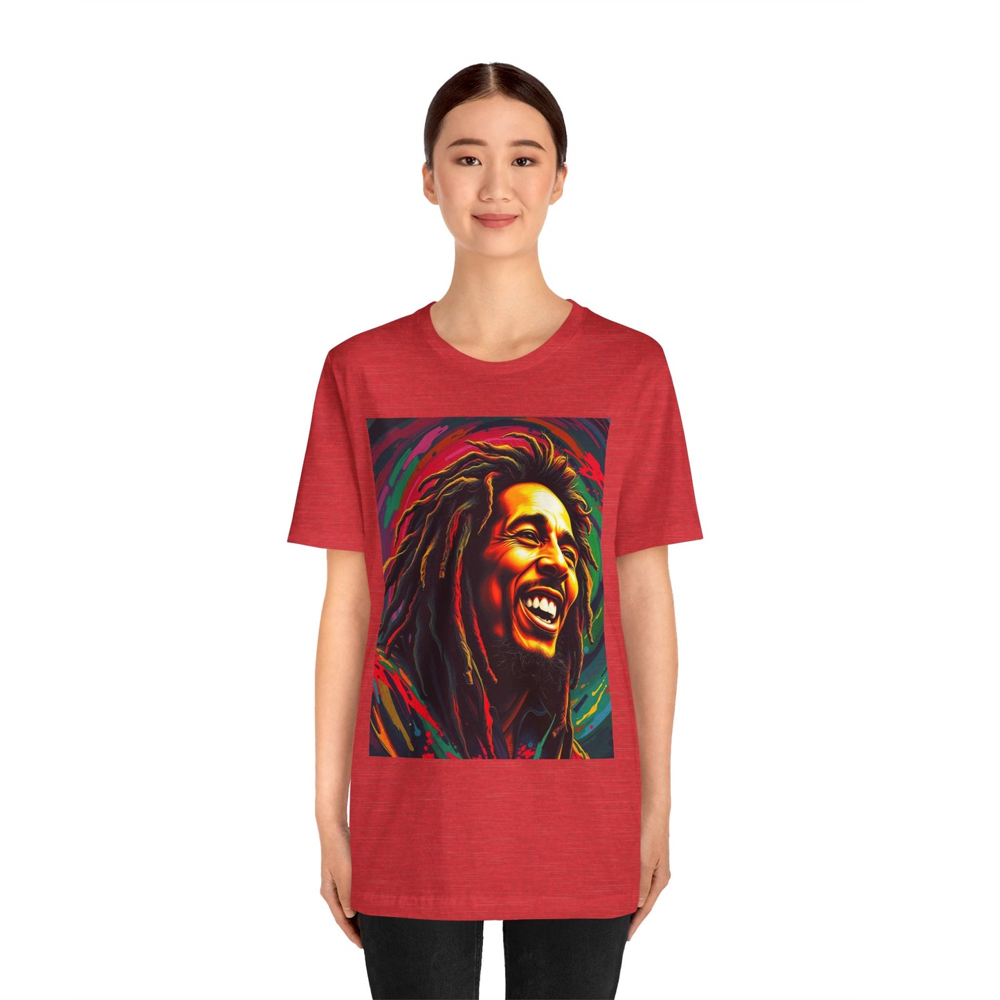 Reggae Star Abstract T-Shirt