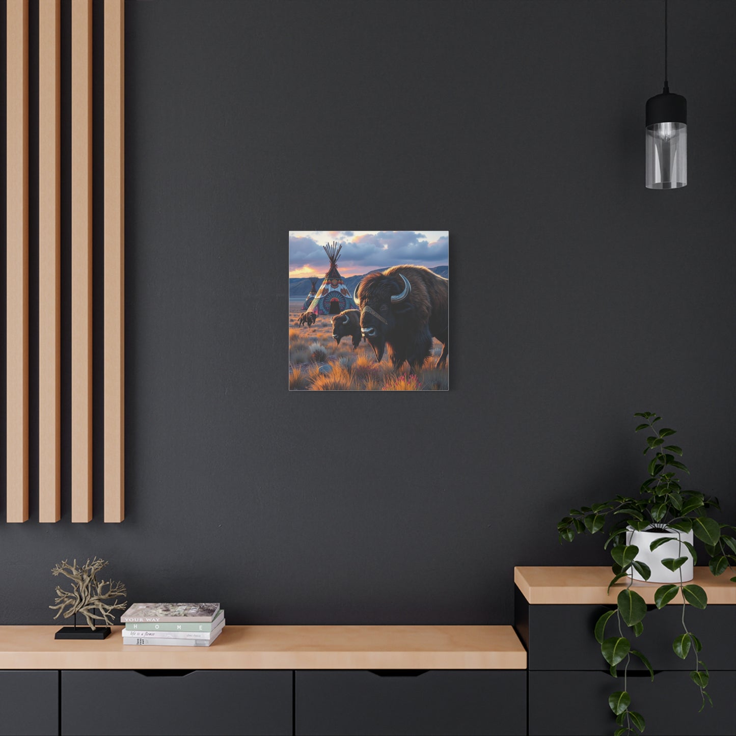 Canvas Print -Majestic Buffalo Wall Art