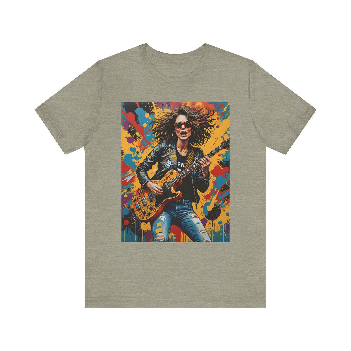 Female Rocker Abstract T-Shirt 2