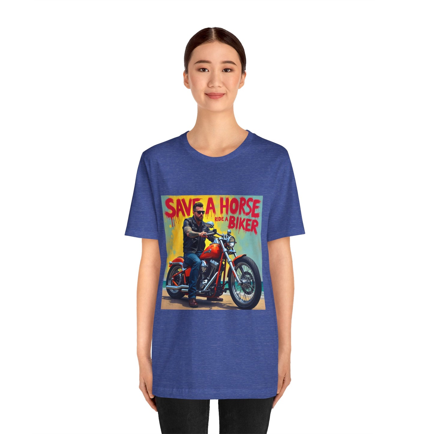 Save a Horse Ride a Biker Tee 2