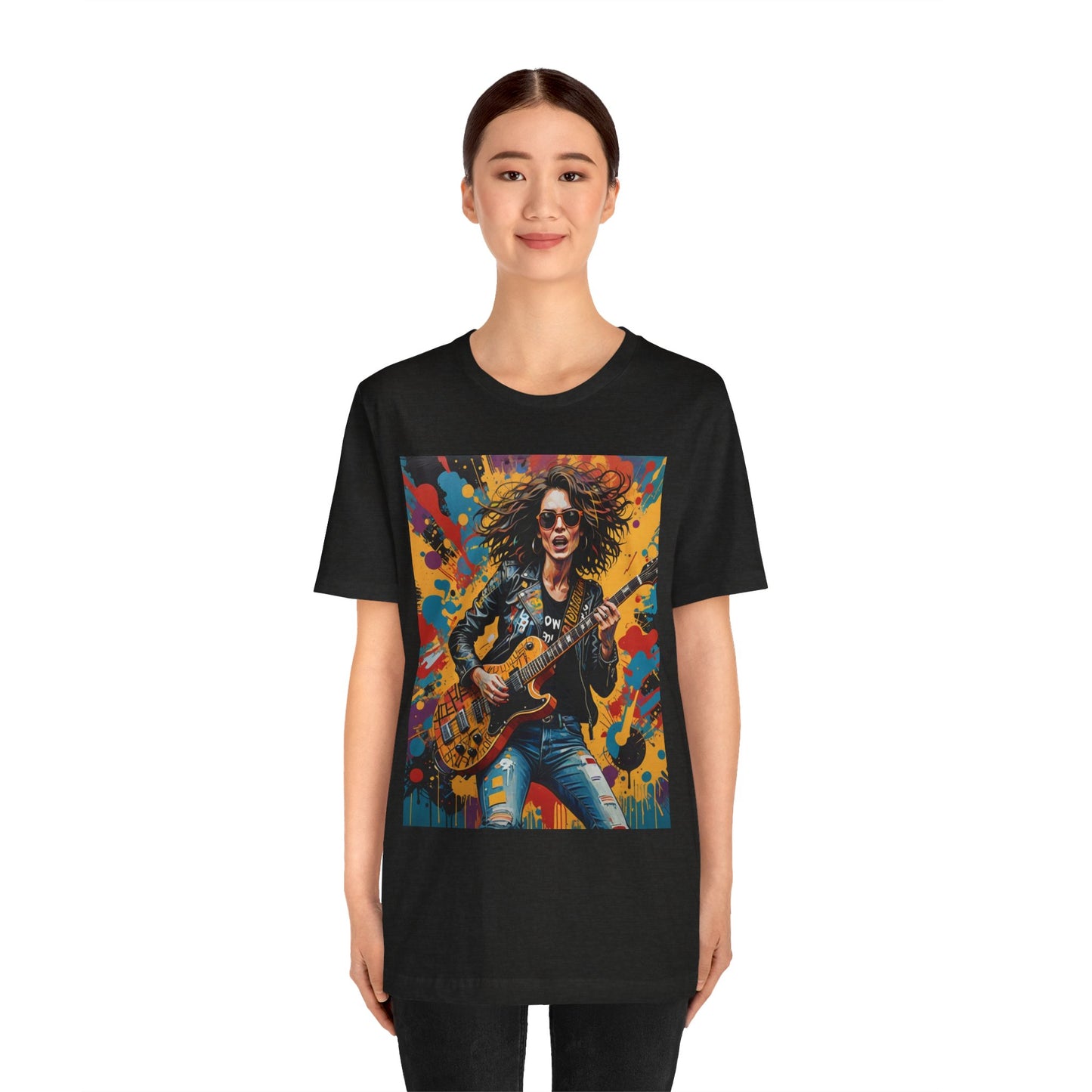 Female Rocker Abstract T-Shirt 2