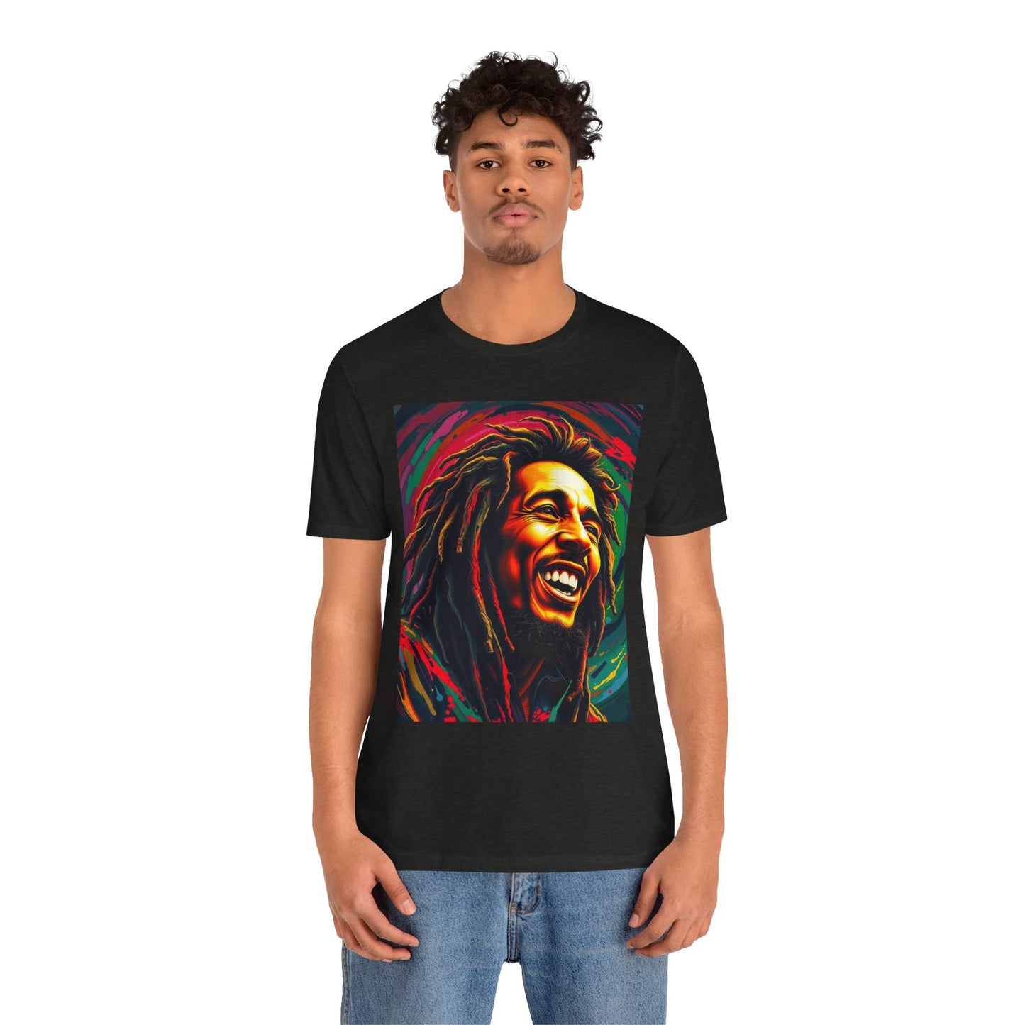 Reggae Star Abstract T-Shirt