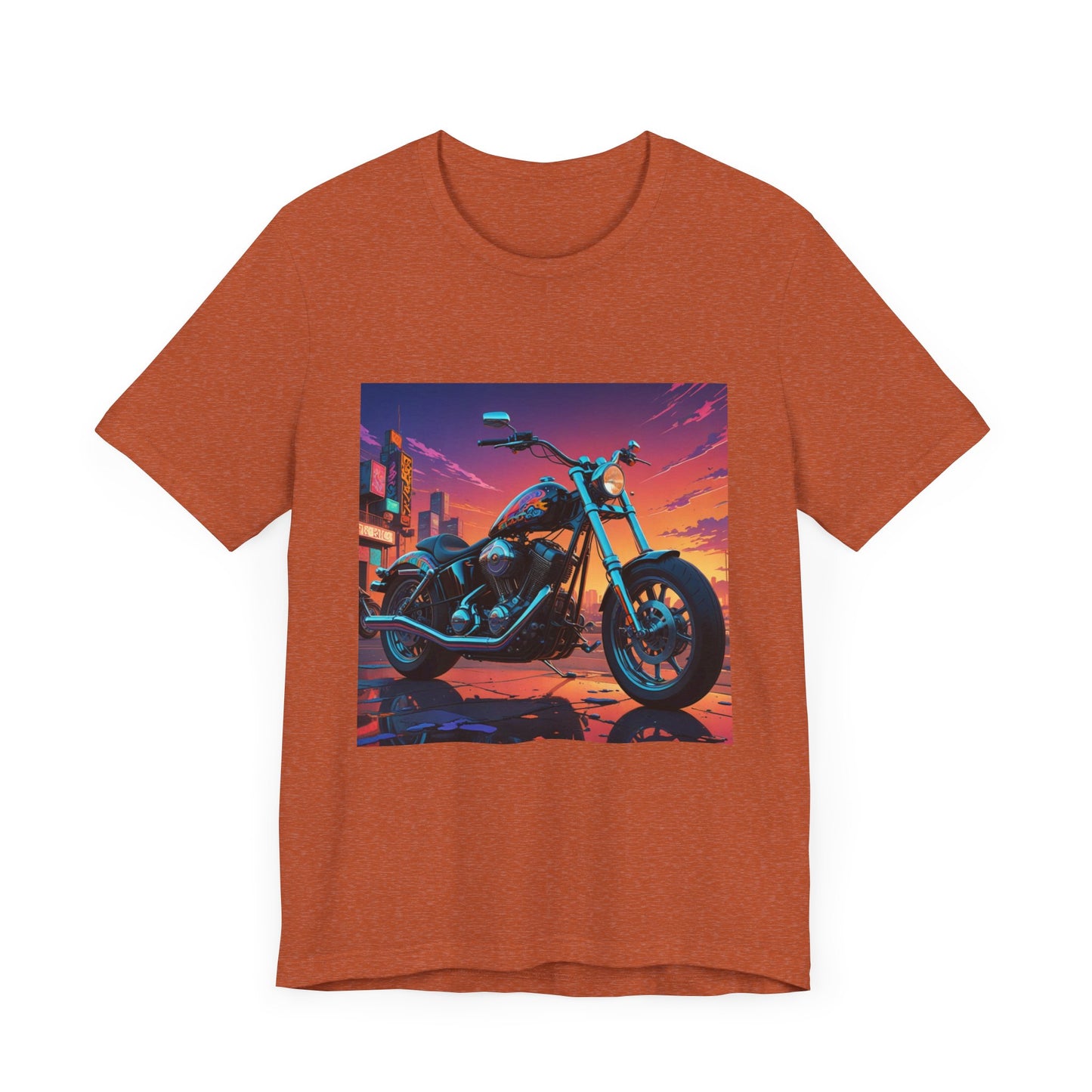 Chopper Abstract Background Tee