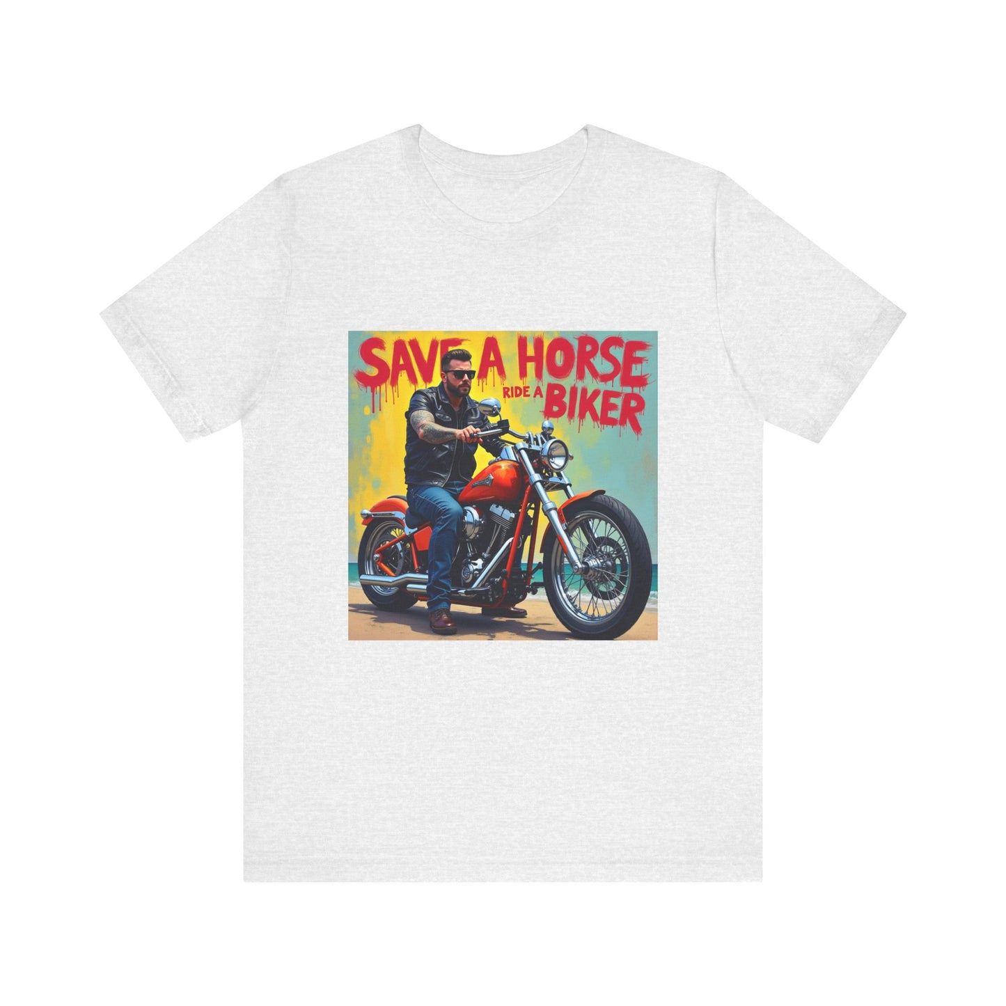 Save a Horse Ride a Biker Tee 2