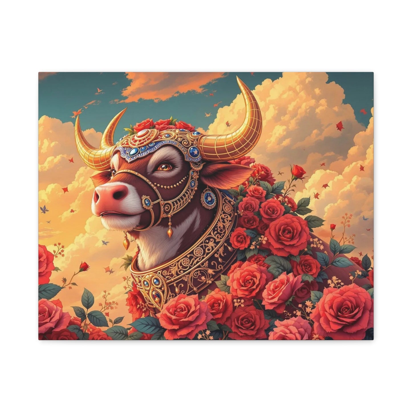 Canvas Print - Ruby the Magnificent Cow Picture