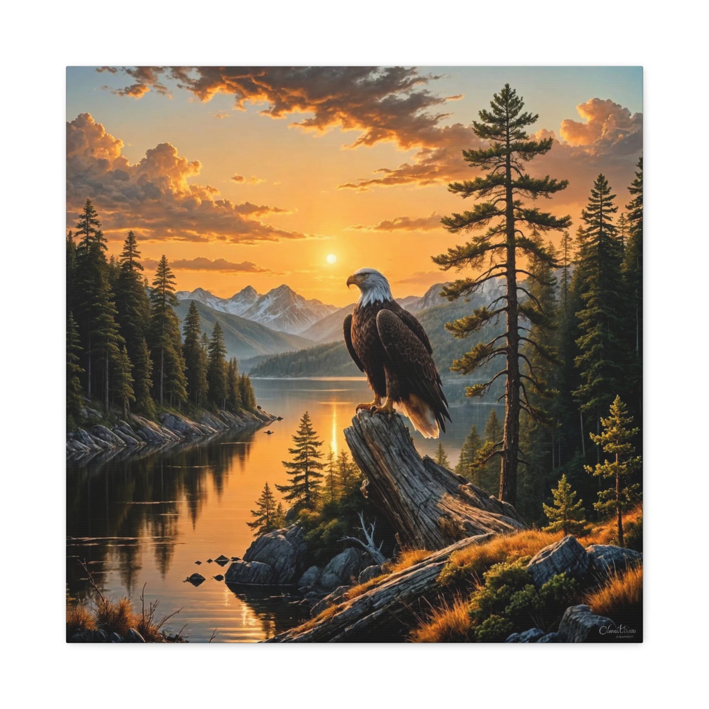 Canvas Print - Bald Eagle Wall Art