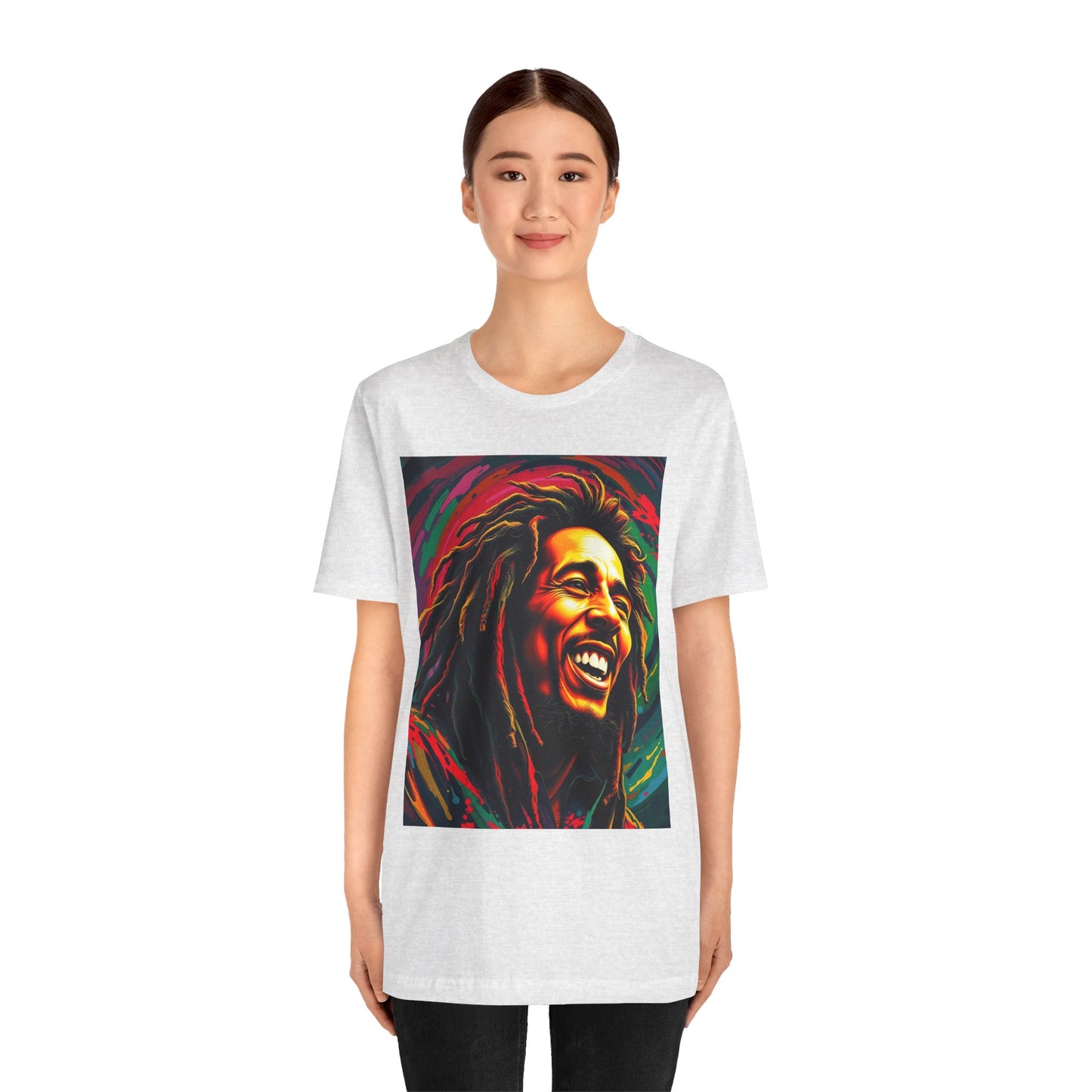 Reggae Star Abstract T-Shirt