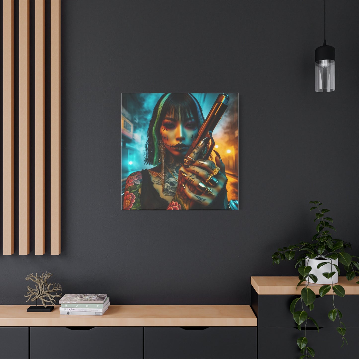 Canvas Print - "Fearless, fierce, and fabulous. Art