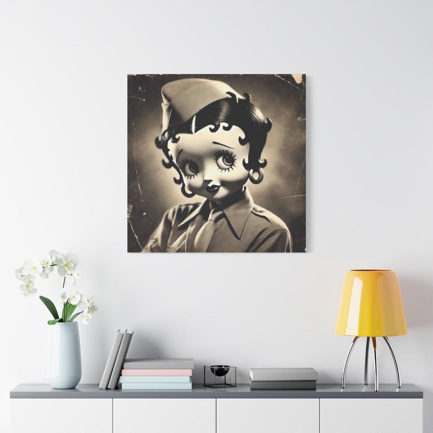 Betty Boop WW2 Antique Art