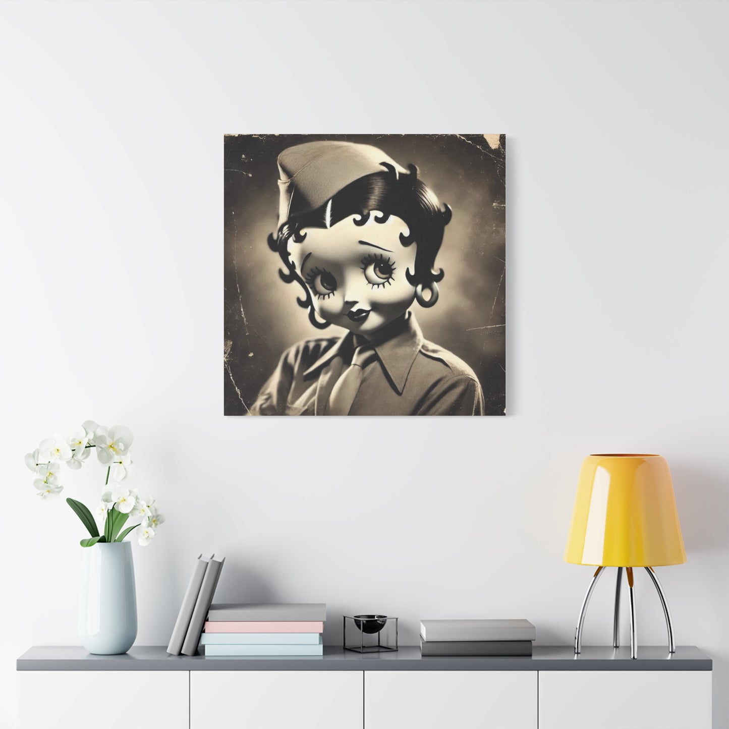 Betty Boop WW2 Antique Art