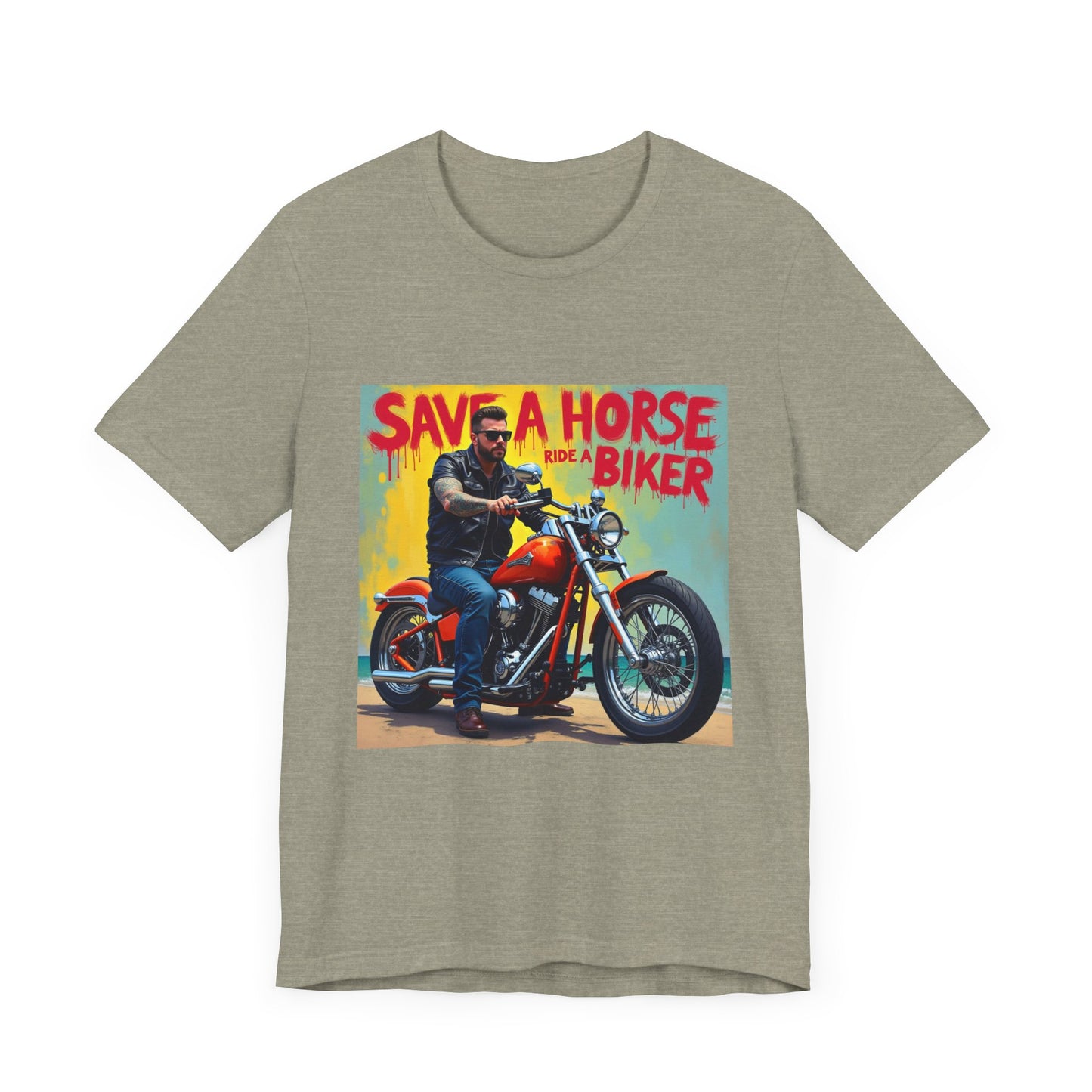 Save a Horse Ride a Biker Tee 2