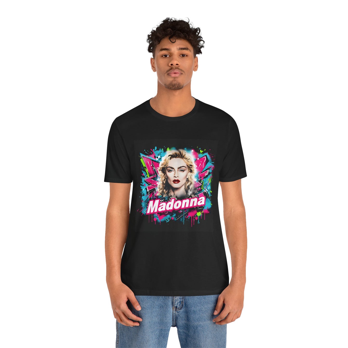 Madonna Music Graffiti Unisex Tee 1