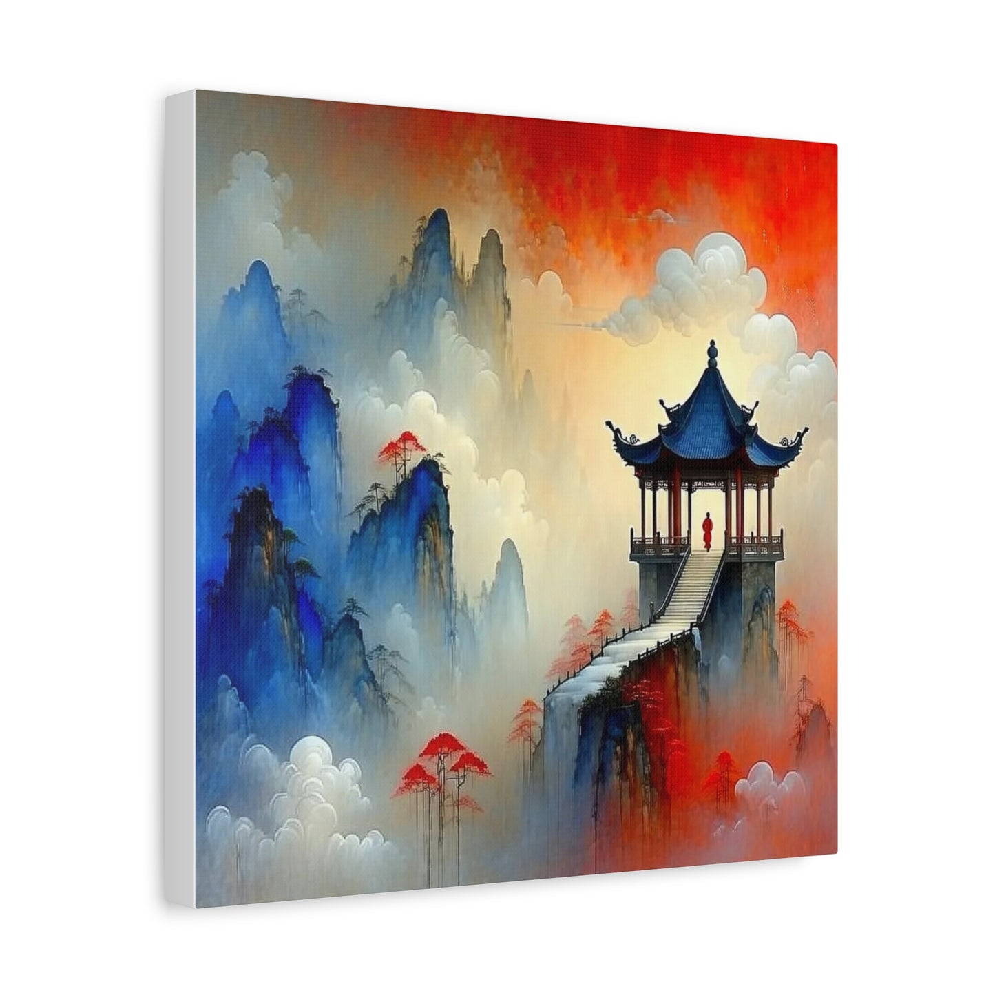 The Temple Asian Abstract Art