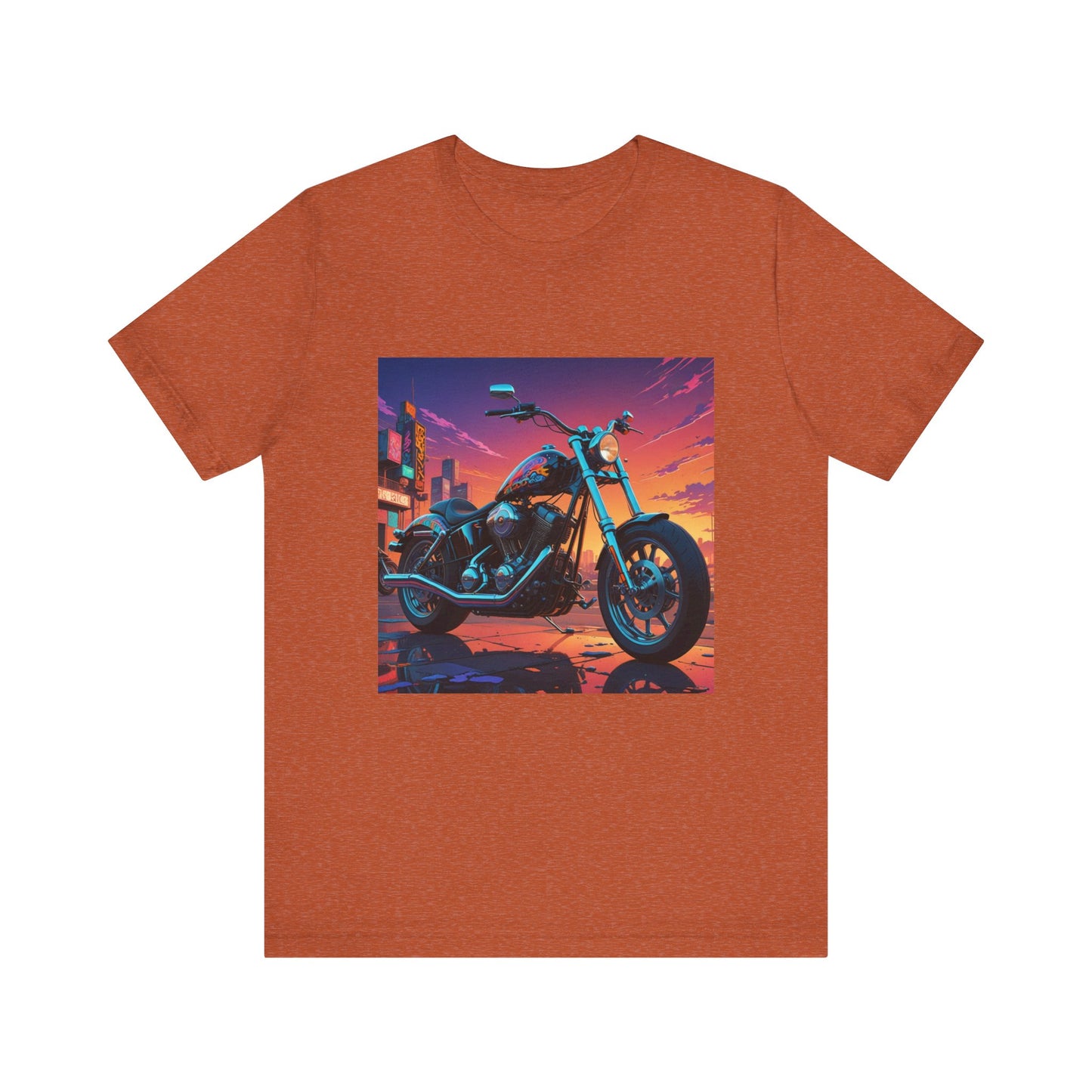 Chopper Abstract Background Tee