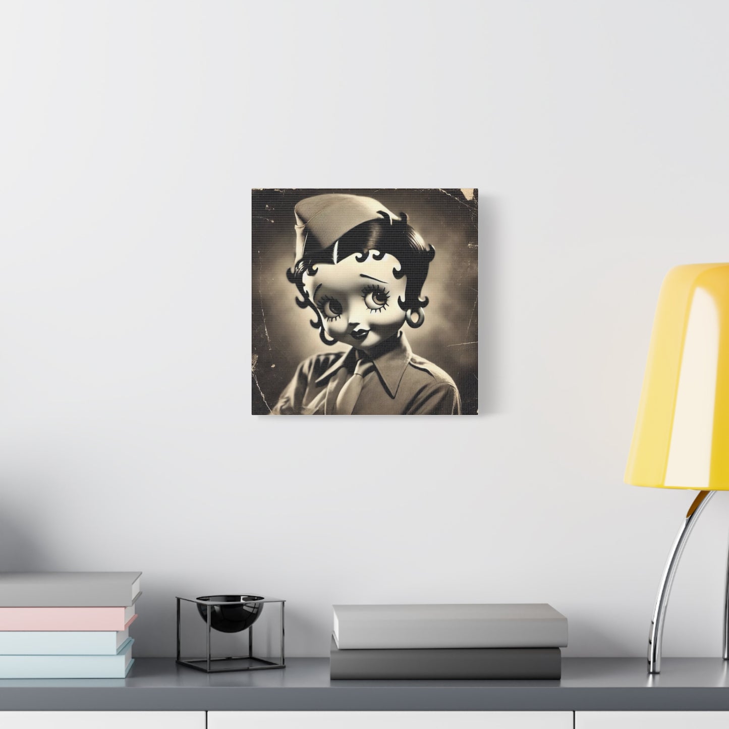 Betty Boop WW2 Antique Art